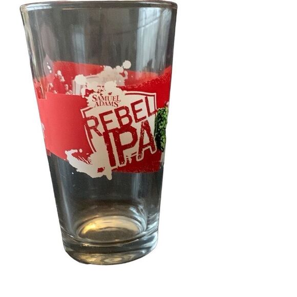 Pre Owned Sam Samuel Adams Rebel IPA 16 oz Pint Glass Rare Tumbler Glass Beer - Picture 6 of 7